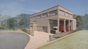 Visualisierung Bau mit Kielsteg